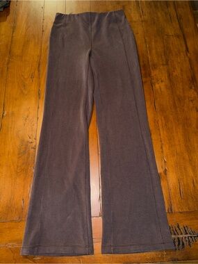 lululemon athletica Ribbed Wide-Leg Leggings in Brown